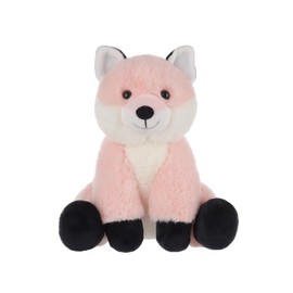 Apricot Lamb Toys Plush Fox Stuffed Animal Soft Cuddly Perfect for Girls Boys (Pink Fox, 9 Inches)