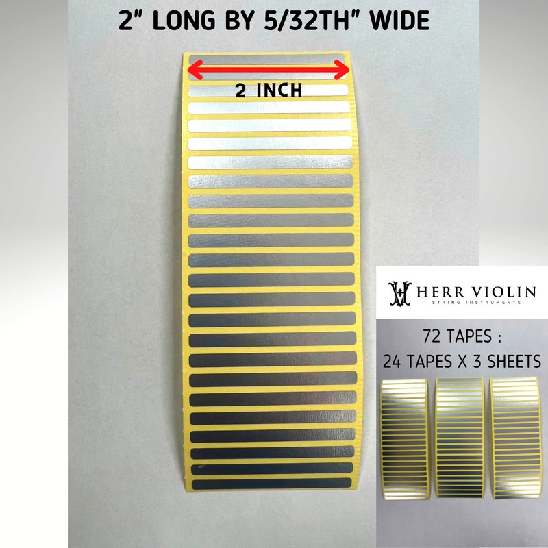 HERR Violin, Instrument Fingerboard Tape for Violin and Viola, String