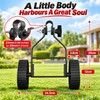 String Trimmer Wheel Attachment for Lawn Edging – Adjustable Dual-Wheel