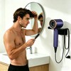YIGII Hair Dryer Holder Wall Mounted Self Adhesive No Drill