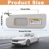Pair of Left and Right Sun Visor with Clips for