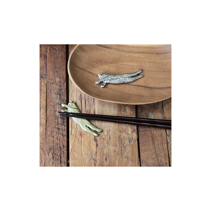 Keystone KI052076 Aluminum Cutlery Rest, Cat Gold, W 3.5 x