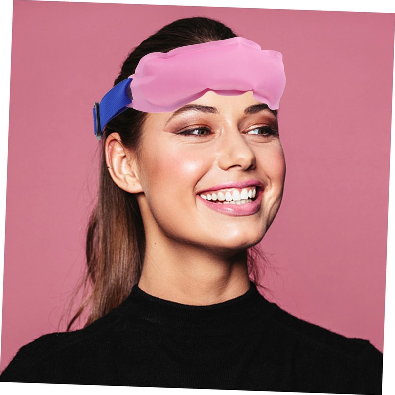 IWOWHERO Adjustable Ice Pack Forehead Wrap Reusable Gel Ice Pack