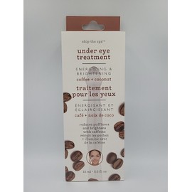 Skip the Spa Hydrating Under Eye Treatment Energizing Brightening Coffee+Coconut