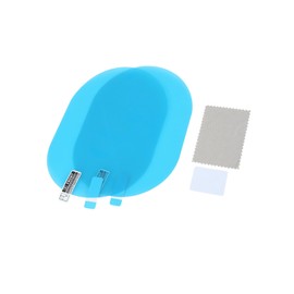 HEROFFIX 2pcs Oval Car Rearview Mirror Nano Film Anti Rain Waterproof Side Window Clear Protective Sticker 145 x 100mm Replace Parts