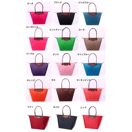 Blostirno Women's Tote Bag, Nylon, Foldable, Handbag, Waterproof, For Work, Travel, Shopping, Large Capacity, 3 Sizes, blue, (marine blue)