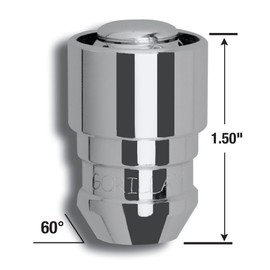 Gorilla Automotive 61641-2K Gorilla Guard Acorn 14-1.50 Chr 2Key