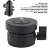 Tripod Leveling Base Camera Leveler Aluminum Adjusting Plate with Bubble