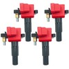 Bobinas de encendido compatibles con Subaru Impreza 2002 2003 2004 WRX 2.0T H4 EJ205 repuesto para UF480 UF-480 22433-AA421 22433AA421 FK0140 FK0333 FKK0333 0053 C1401 EJ205