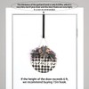 Sattiyrch 12" Wreath Hanger for Front Door,Steel Over The Door