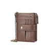 REMARSO Men's Bifold Wallet, Large Capacity, Popular, Folding Wallet, Chain