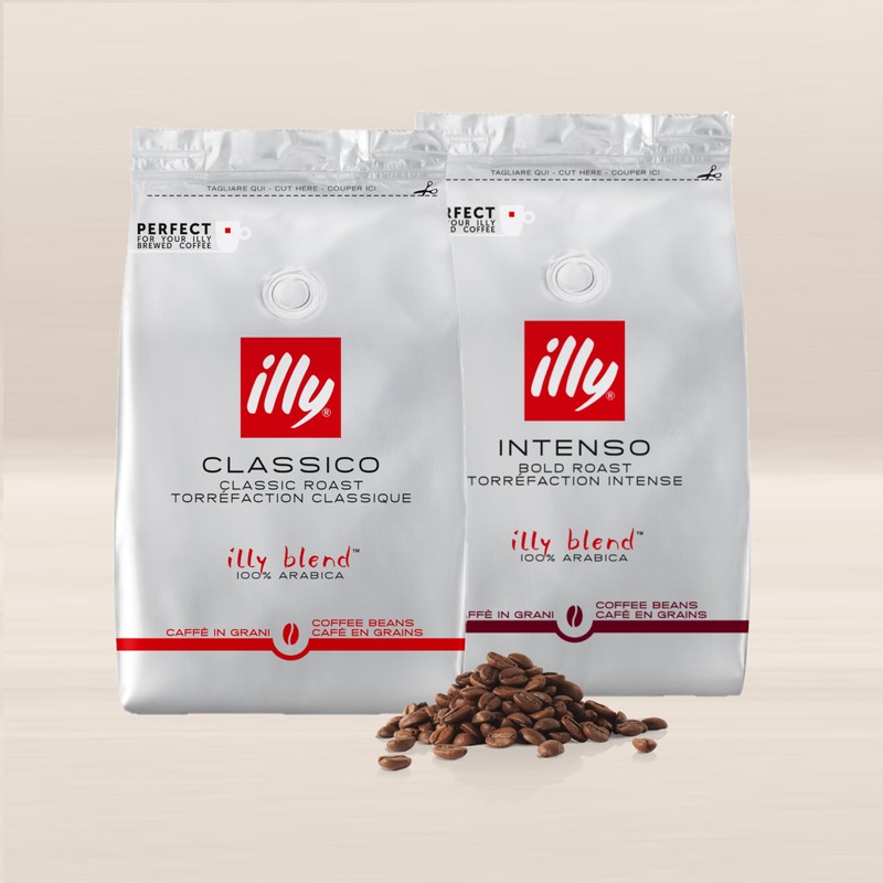 illy Coffee, Classico Coffee Beans, Medium Roast, 100% Arabica Coffee