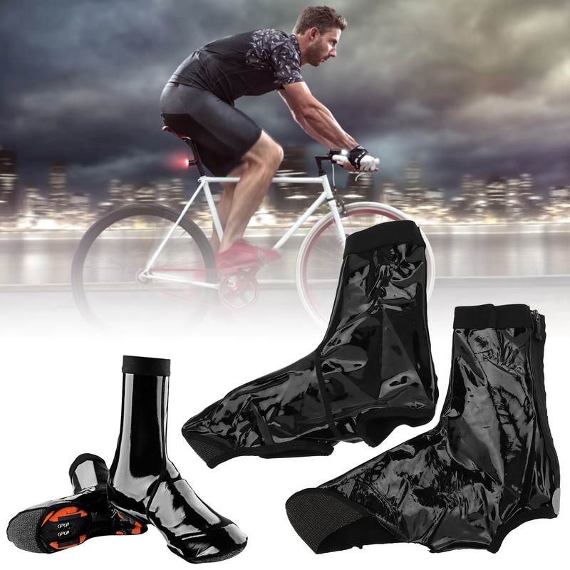 1 Pair Cycling Shoe Covers Keep Warm Waterproof Windproof Bicycle