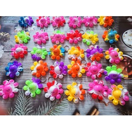 Paquete de 24 paquetes de pulpo divertido pequeño regalo de verano único mini artículos surtidos juguetes para niños y estudiantes regalos de profesor de aula, suministros de regalos de burbujas para