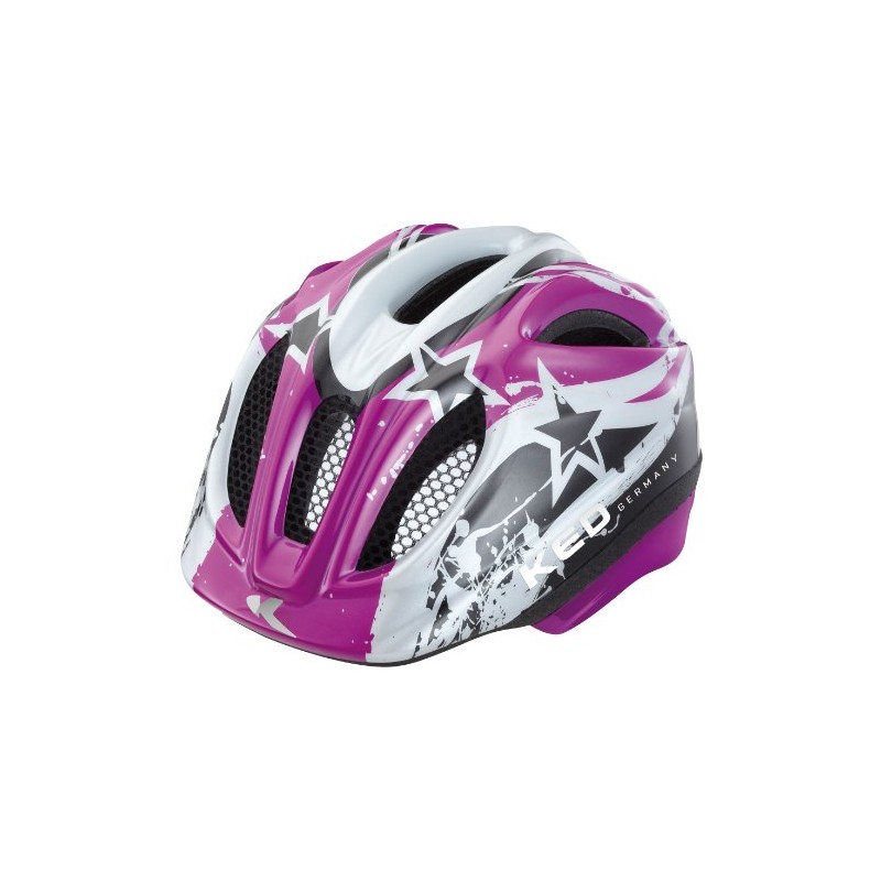 KED Fahrradhelm Meggy, Violet Stars, 44-49 cm, 15409180XS