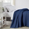 Modern Threads 100% Cotton Waffle Thermal Blanket, Navy, King/California King