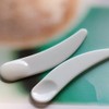 Onwon 100 PCS Mini Curved Cosmetic Scoop Makeup Mask Plastic
