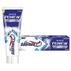 Odol-med3 White reNEW Toothpaste, Up to 3x More Effective Removal of Discolouration*, Formation of a Protective Shield for Long-Lasting White Teeth, 75 ml