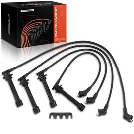 A-Premium Spark Plug Wire Set Compatible with Nissan Frontier Xterra 2002 2003 2004 L4 2.4L w/Canada or US Emissions 4-PC Set