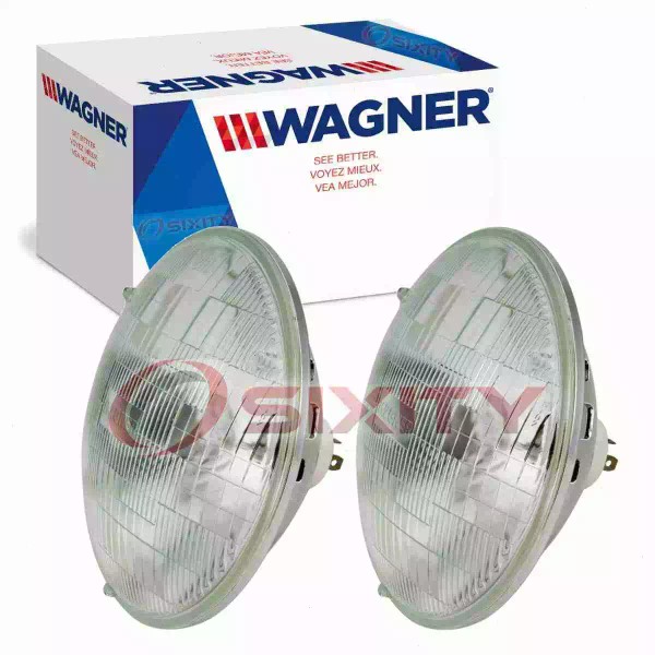 Wagner Lighting 2 pc Wagner High & Low Beam Headlight