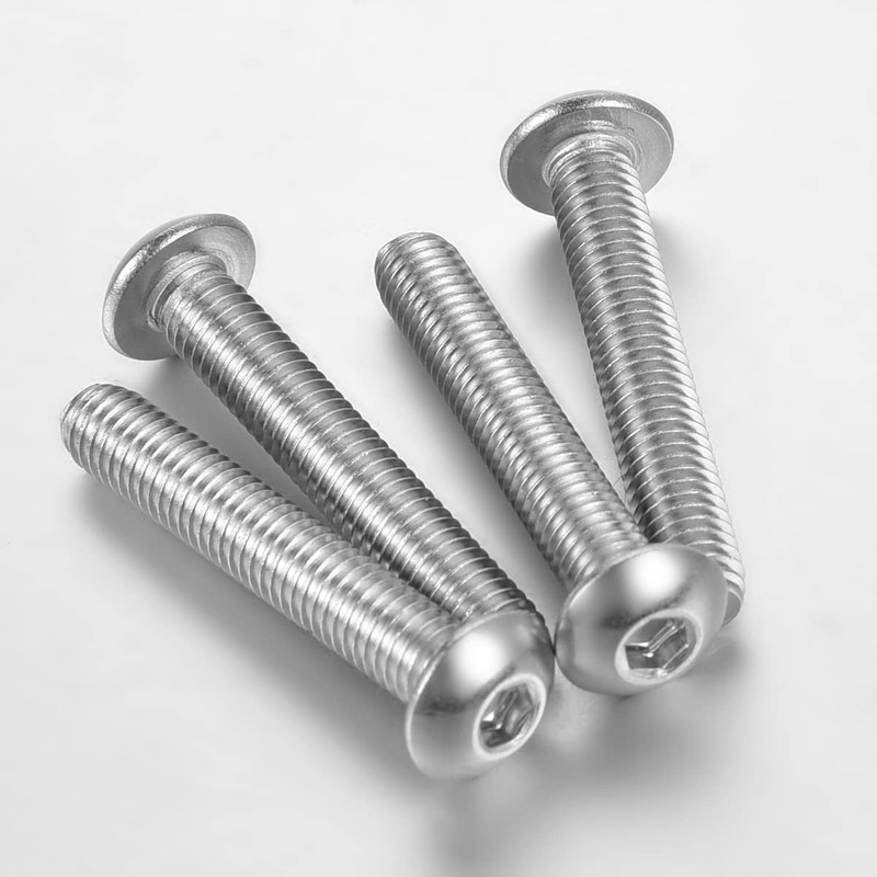 M10-1.5 × 30MM Button Head Socket Cap Bolts Screws 304