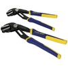 IRWIN VISE-GRIP GrooveLock Pliers Set, Straight Jaw, 2-Piece (1802532) Black,