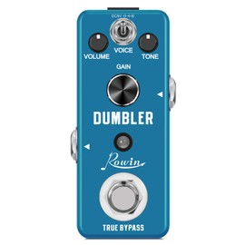 Rowin Analog Dumbler Overdrive Pedal for Guitar and Bass True Bypass