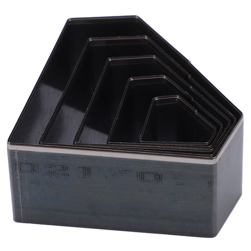 5Pcs Leather Die Cutter Hollow Punching Mold Different Sizes Diamonds