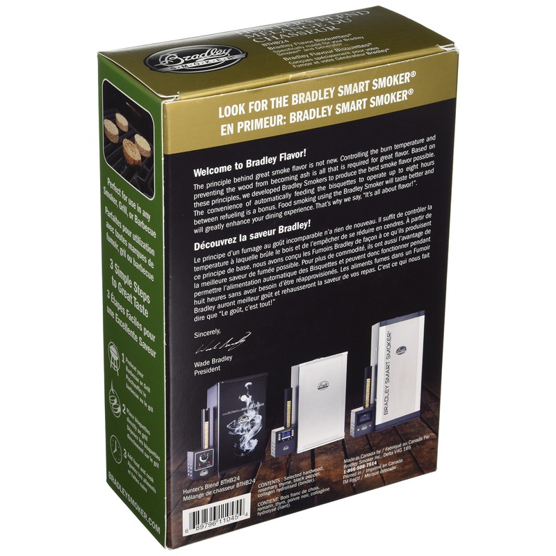 Bradley Smoker Hunter's Blend Bisquettes (24 Pack)