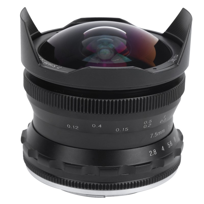 7.5mm F2.8 FX Mount Ultra Wide Angle Fisheye Scenery Lens