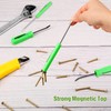 Zhehao 8 Pieces Green Pocket Magnetic Screwdriver Mini Pocket Pry