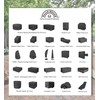 Porch Shield Fire Pit Cover - Waterproof 600D Heavy Duty
