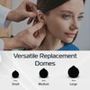 Widex Compatible Round Ear Tip Hearing Aid Domes, Pack of