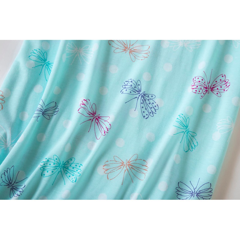 Inadays 3 Pack Women's Cotton Nightgown Sleepwear Short Sleeves Nightshirt