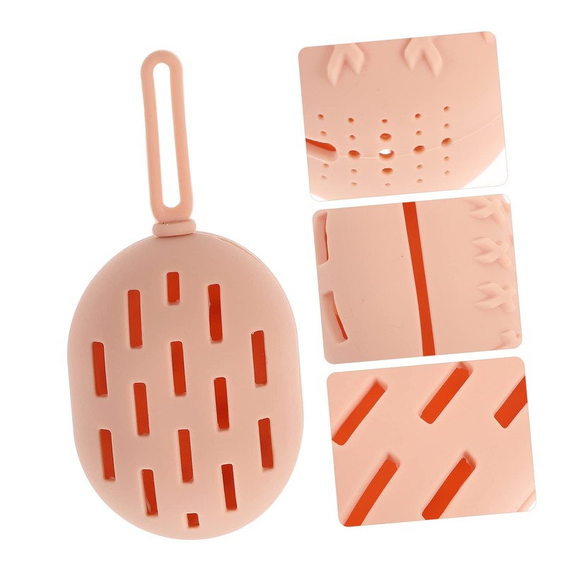LALAFINA 4pcs Box Travel Makeup Sponge Storage Beauty Sponge Case