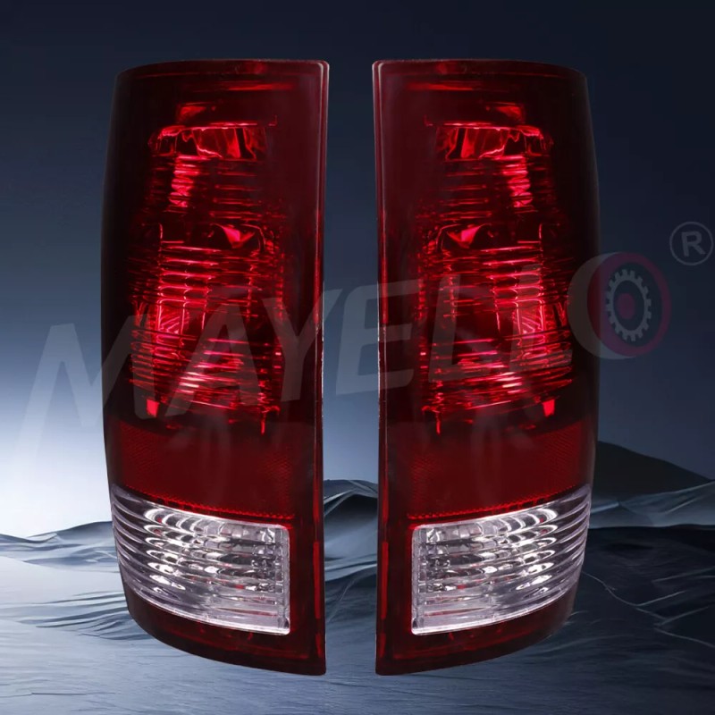 MAYELLO Pair Red Smoke Tail Lights For 2009-2018 Dodge Ram
