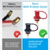 2Pcs Battery Charger Post, 250A Battery Post Pile Jumper Terminal