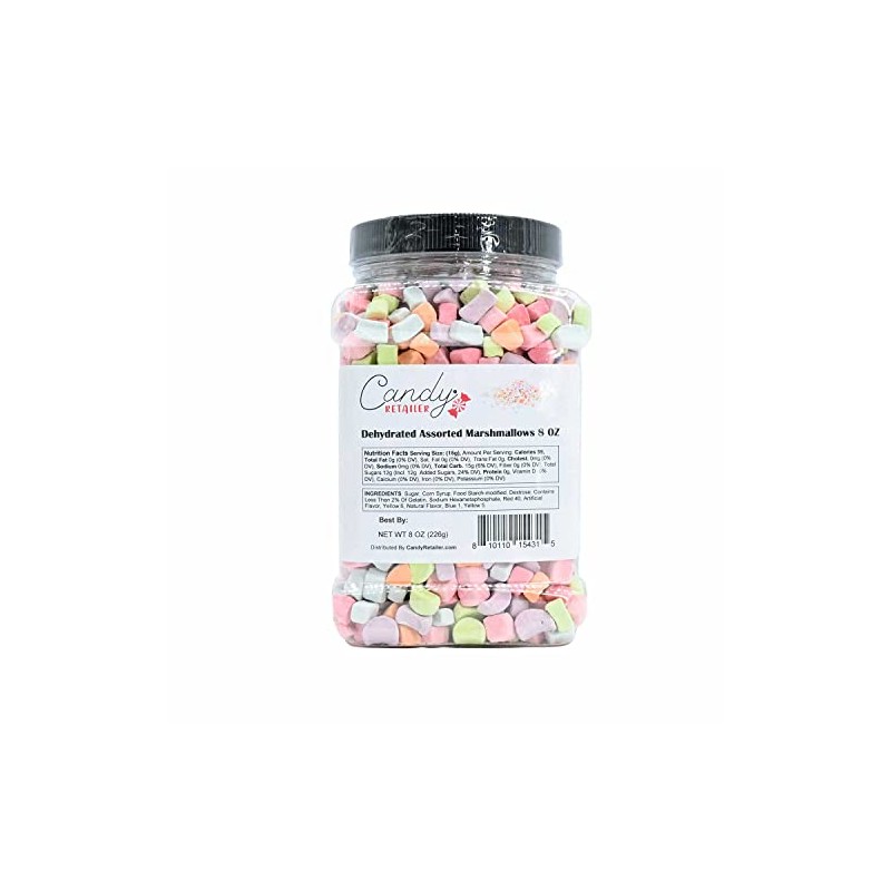 Candy Retailer Assorted Dehydrated Marshmallows - Perfect Dehydrated Bits For
