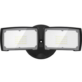 LEPOWER 28W 3000LM ‌LED Security Flood Light‌ ‌Outdoor‌, Switch Controlled Aluminum ‌Security Light‌, 2 Adjustable Heads, 5500K Daylight, IP65 Waterproof, Wet Location for Patio, Garden, Yard Lights