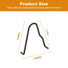 PL 14856 Steel Sash Window Glazing Clip for Prime-Line,70 pcs