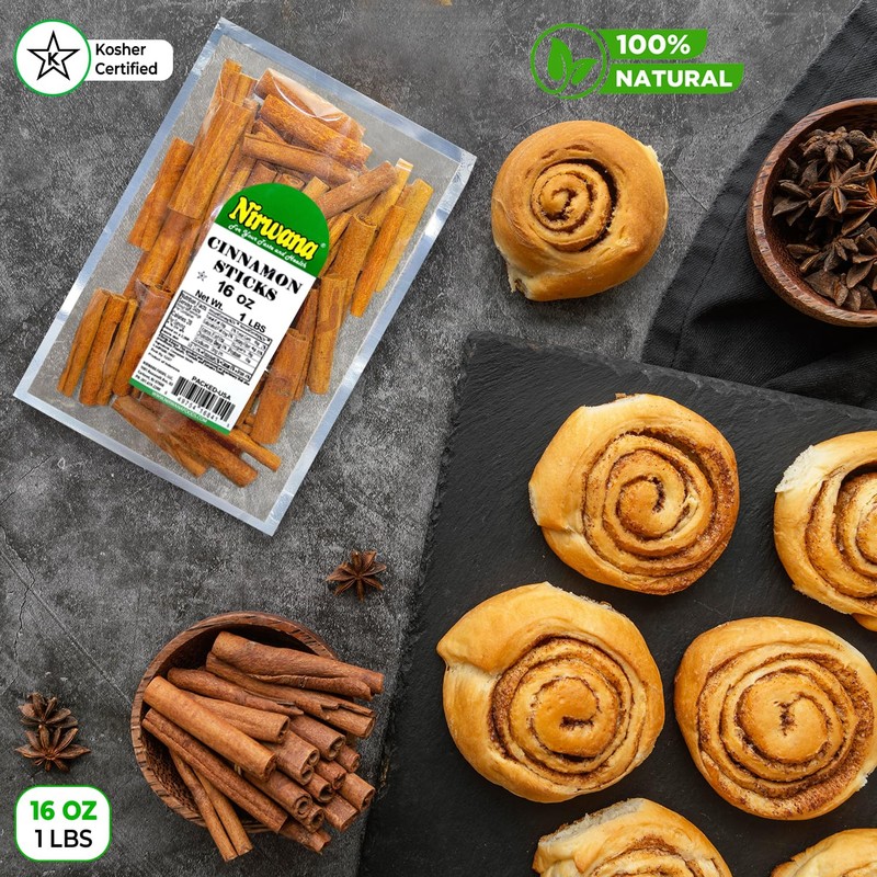 Premium Cinnamon Sticks | Cinnamon for Tea, Baking & Cooking