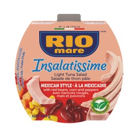 Rio Mare - Insalatissime Mexican Style, Ready to Eat Light Tuna Salad, High in Protein, No Preservatives, 160g