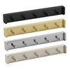 5-Hook Designer Wardrobe Reversible 11.75" Length Closet Belt Rack with