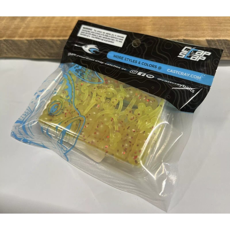 Cast Cray Crap Slap 2” Dusters - Red Spec