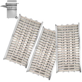 PETKAO Radiant Tray with Ceramic Rod Replacement Parts for DCS BBQ Grill Parts, Heat Shield Plates/Grill Deflector Plates for DCS BGA27, BGA36, BGB36, BGB48, 27DBQ, 36DBQ, 48DBQ, DCS48DS-BQRN, 3PCS