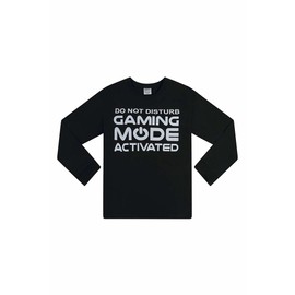 Do Not Disturb Gaming Mode Activated All Over Print Long Pyjamas White (15-16 Years)