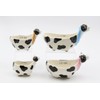 Fine Porcelain Nested Cow Measuring Cups Set of 4 (4