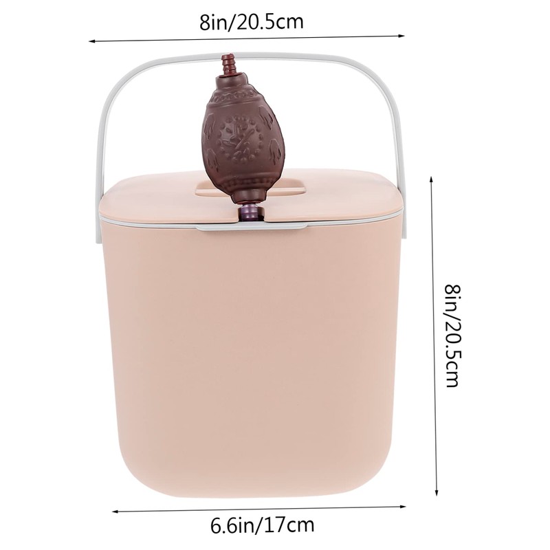 DOITOOL Office Tea-Leaf Trash Can with Large Capacity Tea Residue