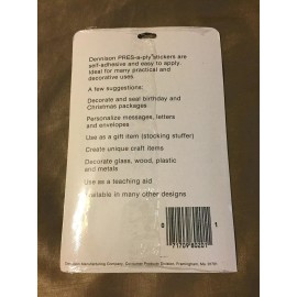 NIP VTG DENNISON TROPICAL FISH & CRAB STICKERS 4 SHEETS