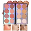 Prreal 16 Colours Contour & Highlight & Blush Palette, Multifunctional